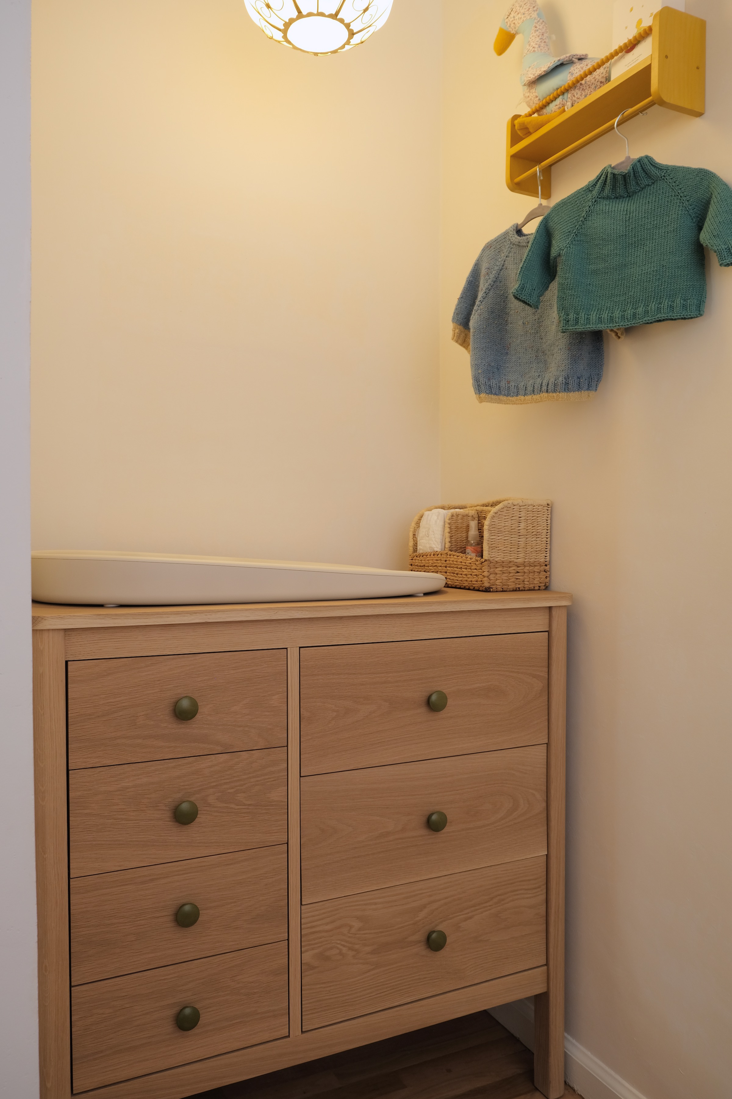 Benchwood Dresser in white oak